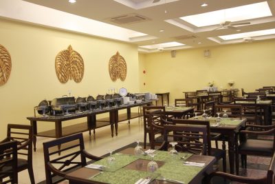 Inside the restaurant